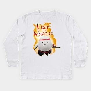 Fist of the Adipose (Tall) Kids Long Sleeve T-Shirt